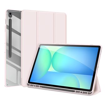 Capa DUX DUCIS para Samsung Galaxy Tab S10 FE Plus Preta Antichoque com Porta- Rosa - 1