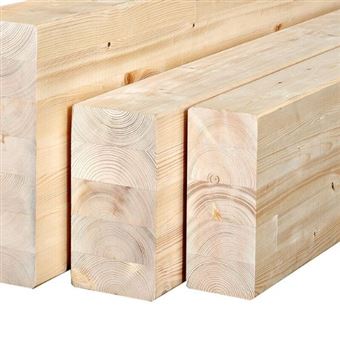 Viga de Madeira Laminada de Abeto Maderterraneo | 120X120x2100 mm - 1