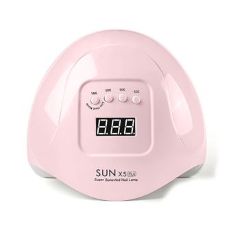 Lâmpada de Unhas Profissional UV LKC X5 Plus com Temporizador | 36LED | 120W - rosa - 1