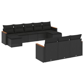Conjunto de Mobiliário de Exterior VidaXL 3226412 - 1