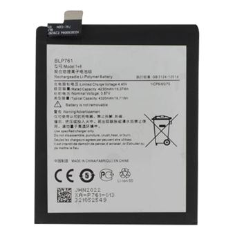 Bateria Interna Clappio para Oneplus 8 4320mAh | 100% Compatível BLP761 - 1