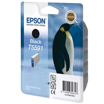 Epson Penguin T5591 Black Ink Cartridge ( ) Original Preto - 1