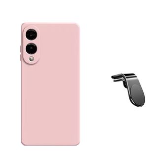 Kit Suporte L + Capa Silicone Líquido Phonecare para Samsung Galaxy S25 Edge | Rosa - 1