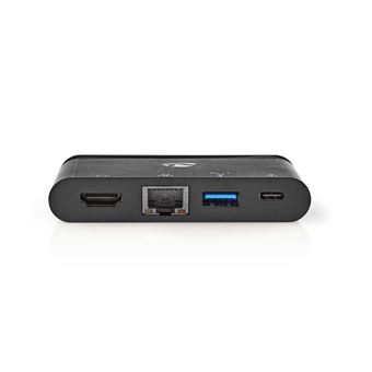 hub de interface Nedis TCARF260BK USB 3.0 (3.1 Gen 1) Type-C Black