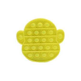 Brinquedo Anti Stress Lionvolant Push Pop Bubble Sensory Fidget Toy - Macaco Amarelo - 1