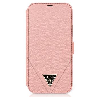 Capa Original Livro Guess IPhone 12/ 12 Pro Rosa - 1