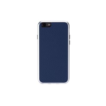 Capa para Telemóvel JustMobile AluFrame Leather | Azul - 1