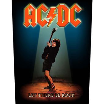 Emblema Rock Off AC/DC | Let There Be Rock| Back Patch - 1