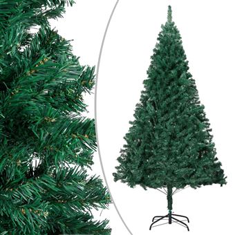 Árvore de Natal vidaXL artificial com ramos grossos 180 cm PVC verde - 1