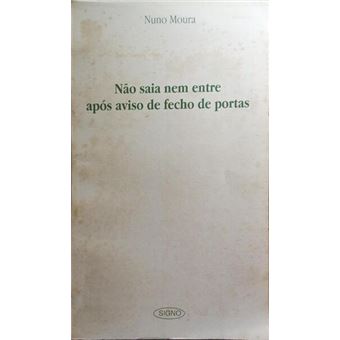 Não saia nem entre após aviso de fecho de portas. - 1