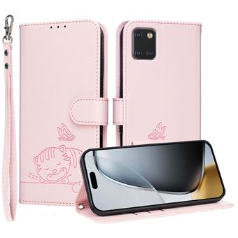 Capa FOXDOCK para Samsung Galaxy Note 10 Lite | Flip | Bloqueio RFID | Fecho Magnético | Pele Sintética | Alça de Pulso Amovível | Rosa - 1