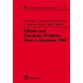 Elliptic and Parabolic Problems - Pont-a-Mousson 1994 - Hardback - 1995 - 1