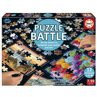 Puzzle Battle Educa Paisagens | 12X42 Peças - 1
