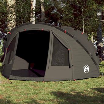 Tenda de pesca vidaXL | para 4 pessoas impermeável castanho - 1