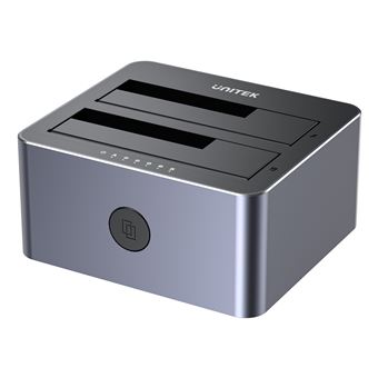 Docking Station para Discos Rígidos UNITEK Y-3026GY01-EU | Cinzento - 1
