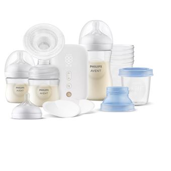 Kit para Alimentação de Recém-nascidos Philips AVENT Single Electric breast pump SCD330/31 Conjunto | Transparente, Branco - 1