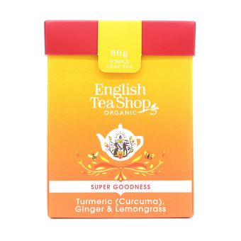 Tisana Biológica English Tea Shop | Curcuma, Gengibre e Erva-Limão | Folhas Soltas - 1