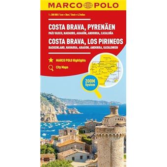 Costa Brava Marco Polo Map - 1