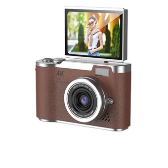 Câmara Digital SZSMART LK-007 | Sem Cartão SD | Ecrã Giratório | Café Castanho - 1