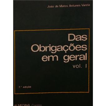 Das obrigações em geral. [2volumes]. - 1