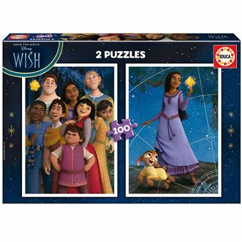 Puzzle Educa Disney Wish | 2X100 Peças - 1