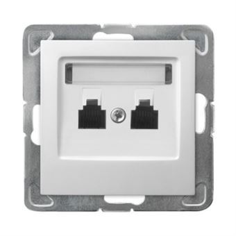 Tomada Ospel GPT-2YN/m/00 | Branco - 1