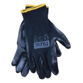 Luva Flux Nitrílica Preta - XS - 1