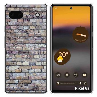 Capa Tumundosmartphone de Silicone para Google Pixel 6A Brick design 02 Desenhos - 1