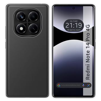 Capa TUMUNDOSMARTPHONE de gel de silicone TPU transparente para Xiaomi Redmi Note 14 Pro 4G - 1