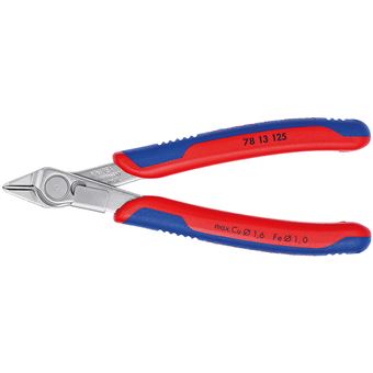 Alicate Diagonal Knipex 78 13 125 | Azul, Vermelho - 1