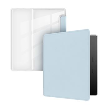 Capa FLOODKING para Amazon Kindle Oasis2017/2019 | Acrílica | à Prova de Respingos | Sleep Inteligente | Azul Claro - 1