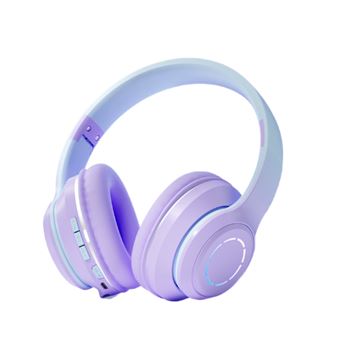 Auscultadores Gaming SZSMART ST99 | Bluetooth | 3.5mm | Roxo - 1