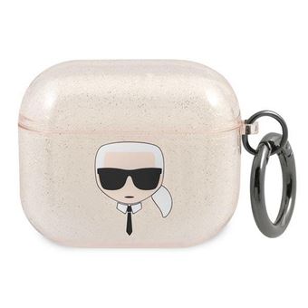 Capa Original TPU Karl Lagerfeld Airpods 3 Dourado - 1