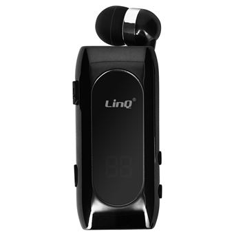 Auricular Bluetooth LinQ R8388 | 20h de Autonomia - Preto - 1