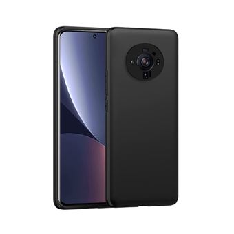 Capa Proteção Traseira Silicone para Xiaomi 12 Ultra - Preto - 1