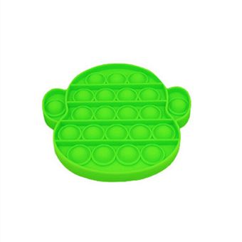 Brinquedo Anti Stress Lionvolant Push Pop Bubble Sensory Fidget Toy - Macaco Verde - 1