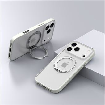 Capa Protetora com Suporte 360° Magnético MagSafe QT12 V-REEL para iPhone 17 Air - Branco - 1