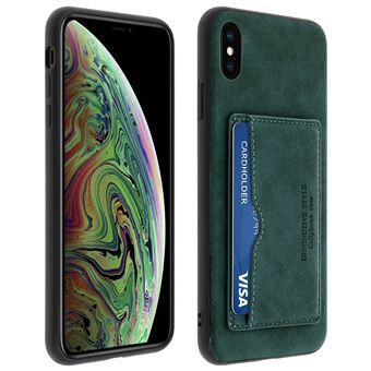 Capa Avizar para Apple iPhone XS Max Shock Protection | Card Case Stand Videos - Azul - 1