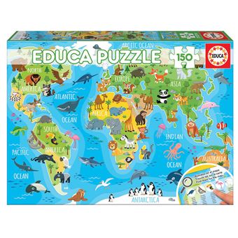 Puzzle Educa Mapas 18115 | 150 Peças - 1