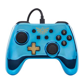 Controlador de Jogo PowerA Legend of Zelda | Azul, Dourado - 1
