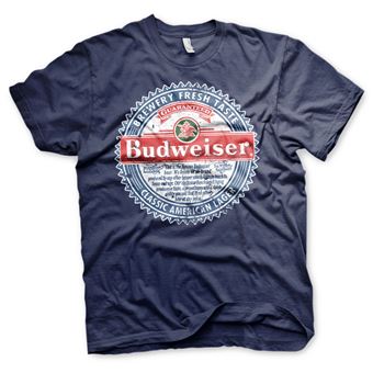 T-shirt Budweiser American Lager | XXL | Azul Marinho - 1
