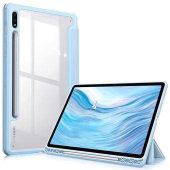 Capa Crystal Folio Antiimpacto para Samsung Galaxy Tab S9 FE+ 12.4 | Azul - 1