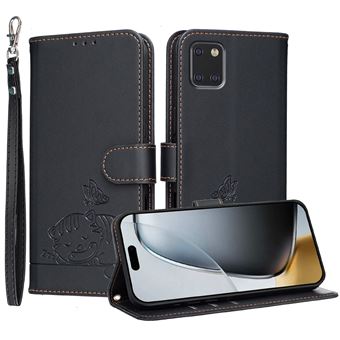 Capa FOXDOCK para Samsung Galaxy Note 10 Lite | Flip | Bloqueio RFID | Fecho Magnético | Pele Sintética | Alça de Pulso Amovível | Preto - 1