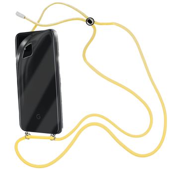 Capa Cristal com Fio Cordão Antiimpacto Amarelo para Google Pixel 4 Xl - 1
