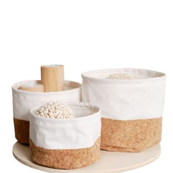 Conjunto de 3 cestas HOGARMYCTEX | redondas - 1