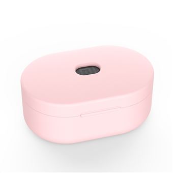 Capa protetora de silicone WISETONY para Xiaomi Redmi Mi AirDots Rosa - 1