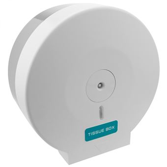 Dispensador de Papel Higiénico PrimeMatik Porta-Rolos Industrial Branco para WC - 1