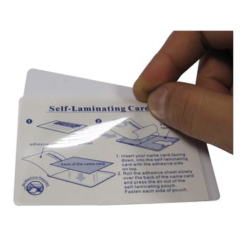 Tampa Semi-Rígida PrimeMatik de Plástico Auto-Adesiva Transparente Desenhada para Laminar de 97 X 139 mm 5 Unidades - 1