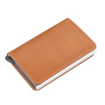 Carteira Multifuncional Masculina Lionvolant LVL1118 castanho-amarelado - 1