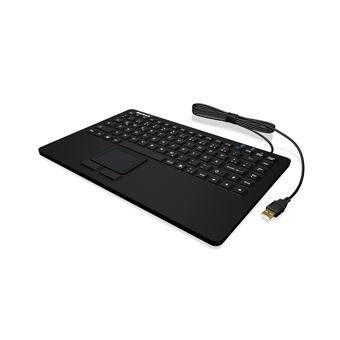 Teclado com Fios KeySonic KSK-5230 IN (DE) | Idioma: Alemão | Preto - 1